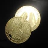 World Trade Center September 11 Challenge Coin 911 Memory Gold Plated Coins