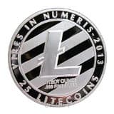 Exquisite Litecoin LTC Silver Plated Commemorative Coin Souvenir Token 1 Oz